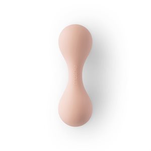 Mushie Silicone Baby Rattle Toy - Blush